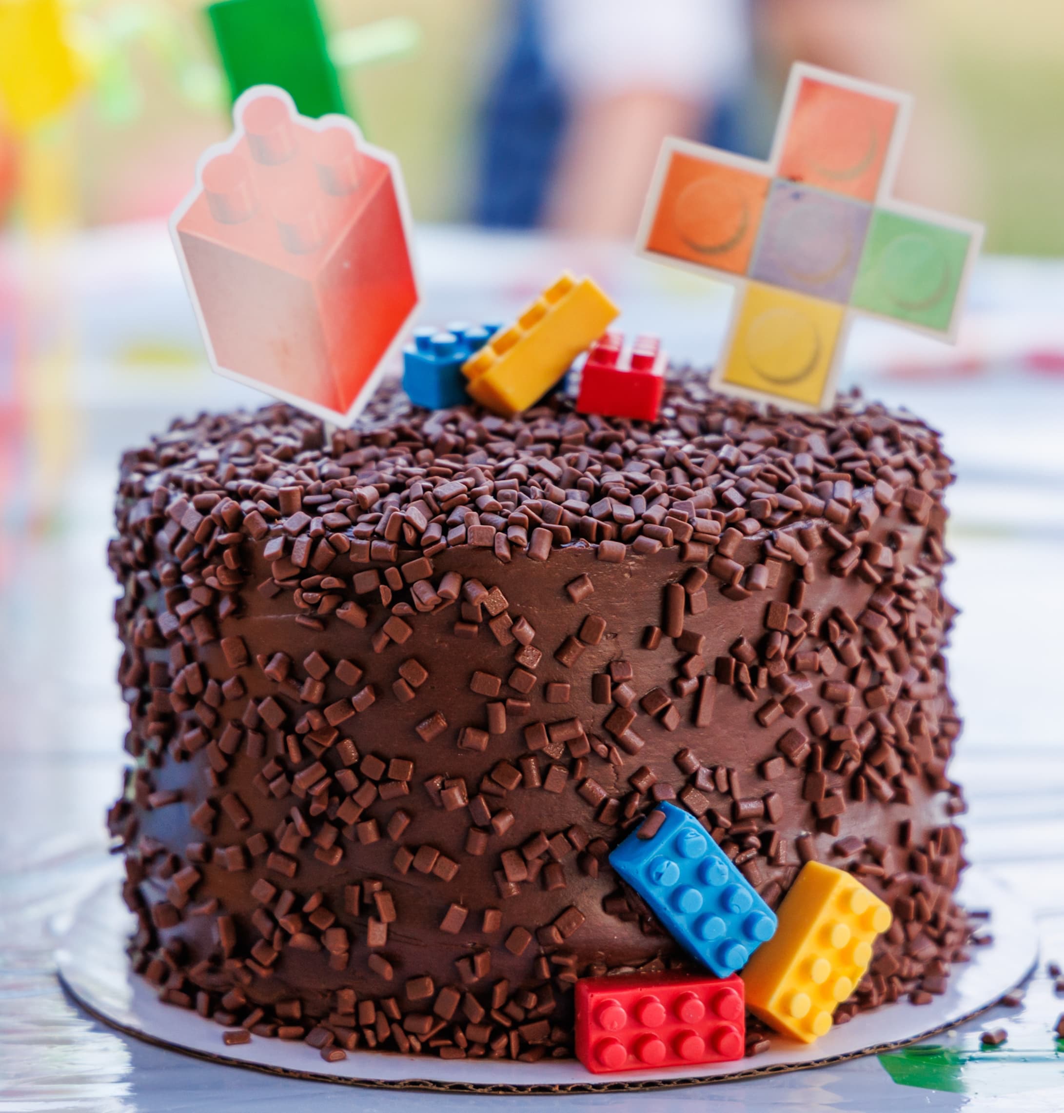 Elegant custom layered cake — Sweet & Joy bakery